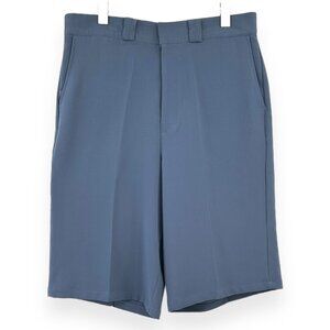 Seventh Blue Gray Wide Leg Relaxed Loose Fit Long Bermuda Shorts sz XL